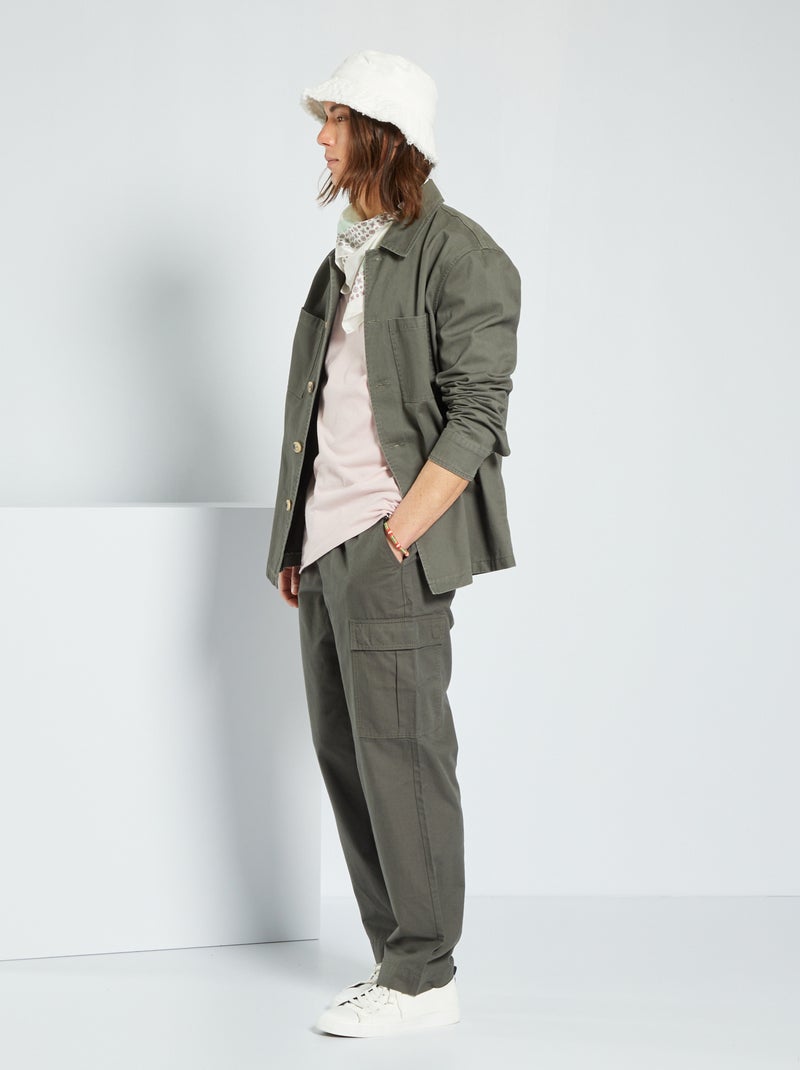 Pantalón cargo KAKI - Kiabi