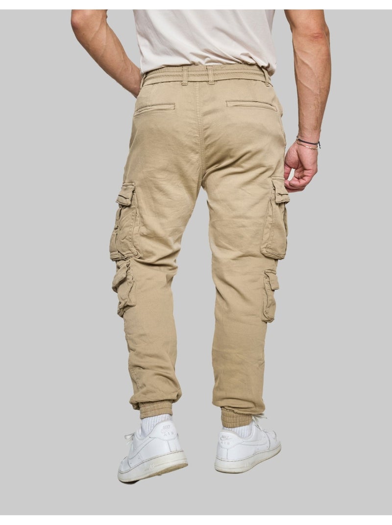 PANTALÓN CARGO Kebello Beige - Kiabi