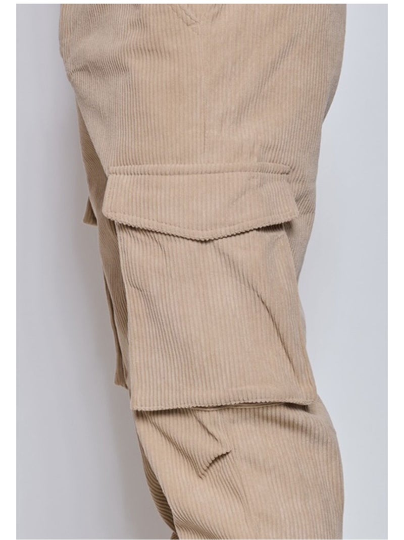 PANTALÓN CARGO Kebello Beige - Kiabi