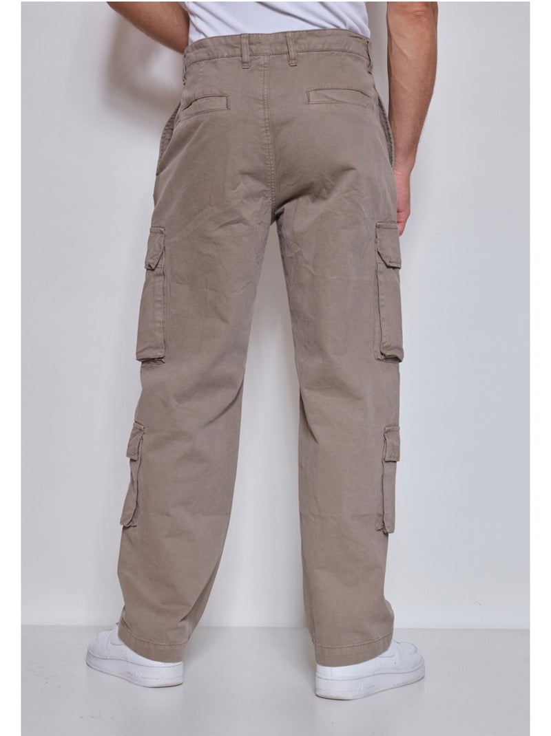 PANTALÓN CARGO Kebello Beige - Kiabi
