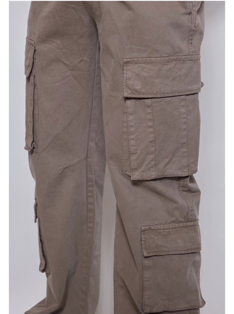 PANTALÓN CARGO Kebello Beige - Kiabi