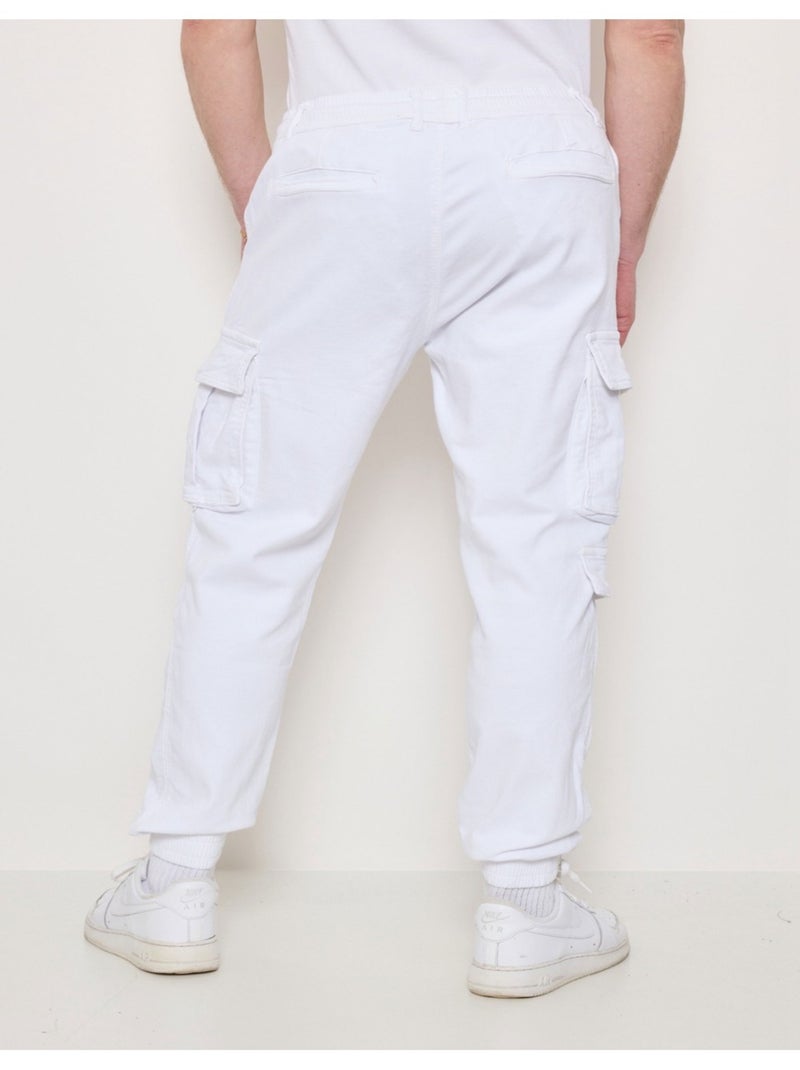 PANTALÓN CARGO Kebello Blanco - Kiabi