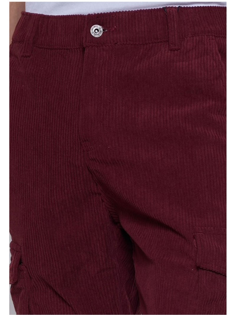 PANTALÓN CARGO Kebello Burdeos - Kiabi