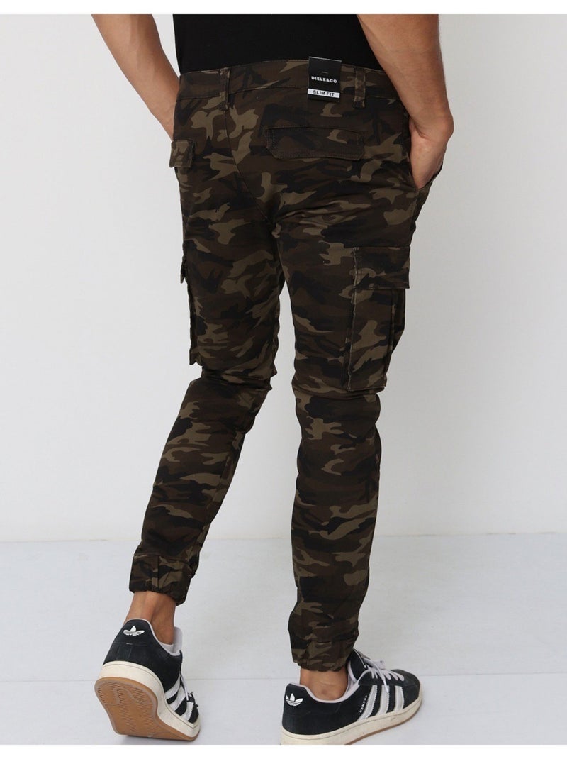 PANTALÓN CARGO Kebello Caqui - Kiabi