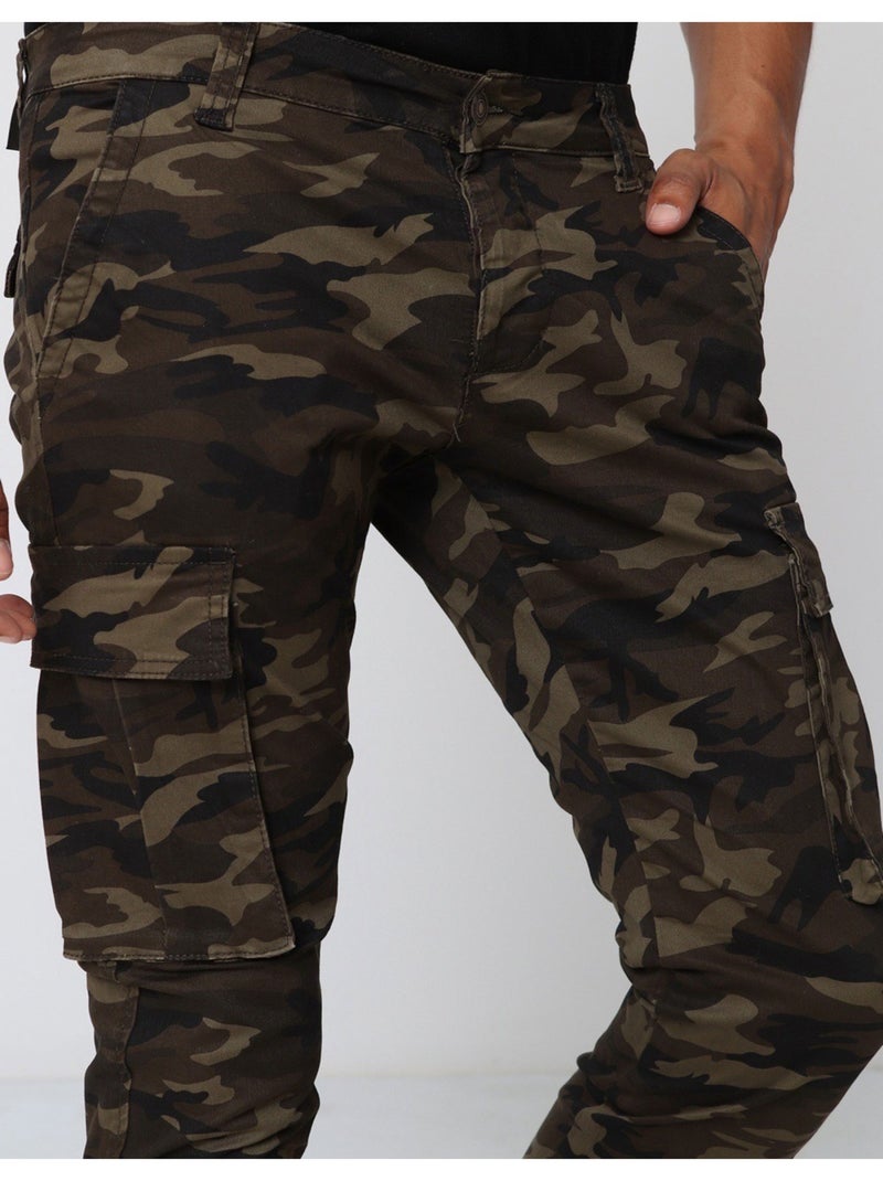 PANTALÓN CARGO Kebello Caqui - Kiabi