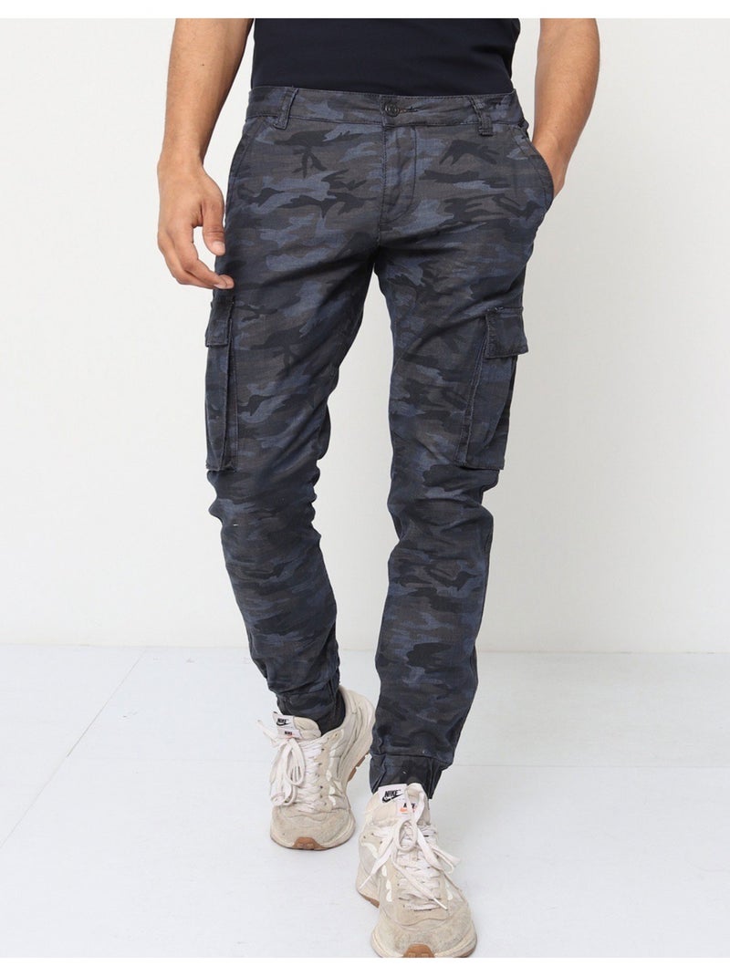 PANTALÓN CARGO Kebello Gris - Kiabi