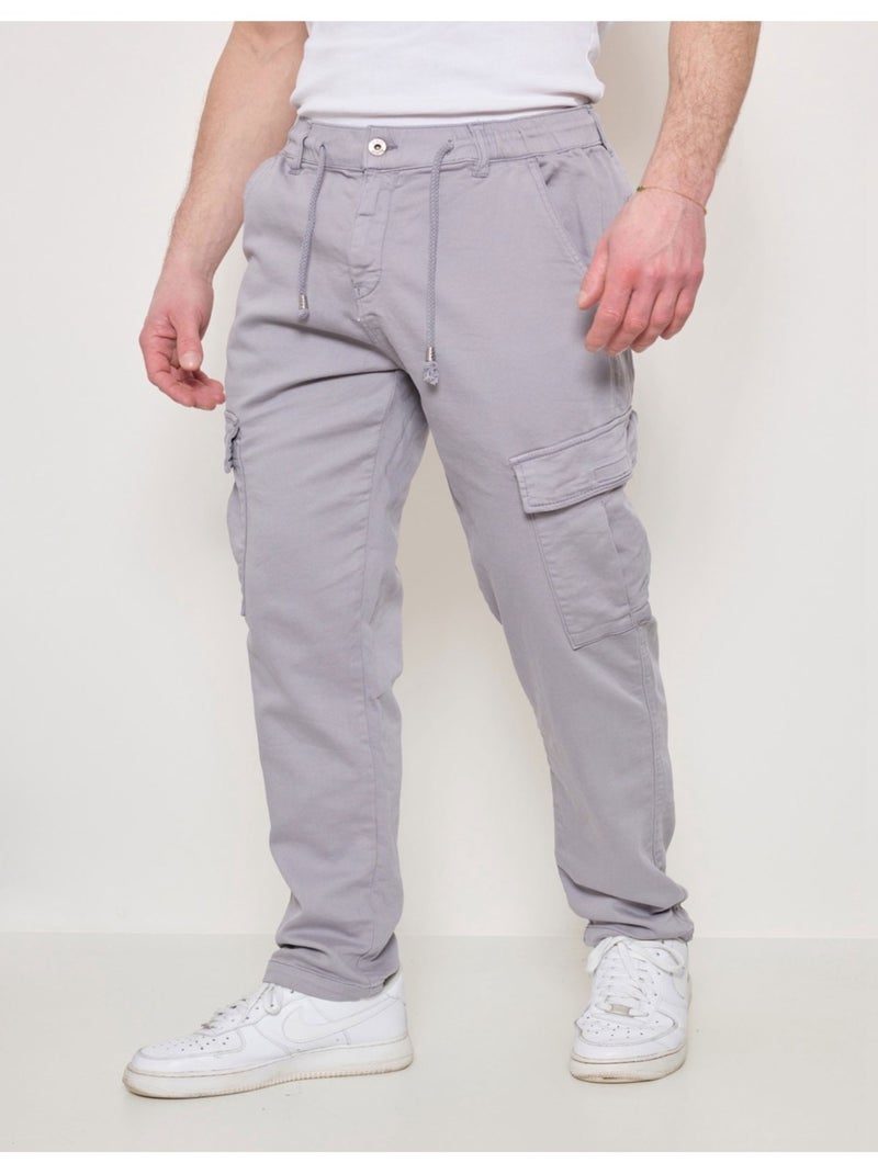 PANTALÓN CARGO Kebello Gris - Kiabi