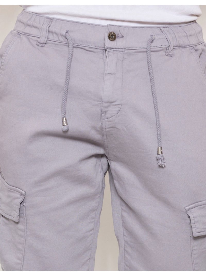 PANTALÓN CARGO Kebello Gris - Kiabi