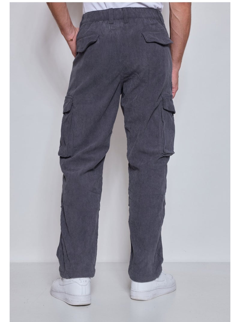 PANTALÓN CARGO Kebello Gris - Kiabi
