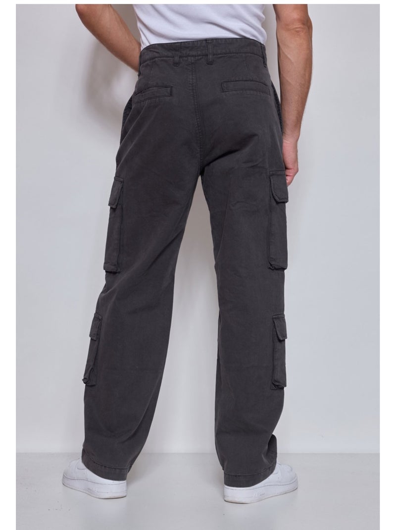 PANTALÓN CARGO Kebello Gris - Kiabi