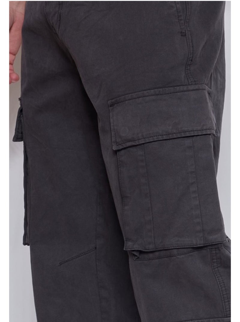 PANTALÓN CARGO Kebello Gris - Kiabi