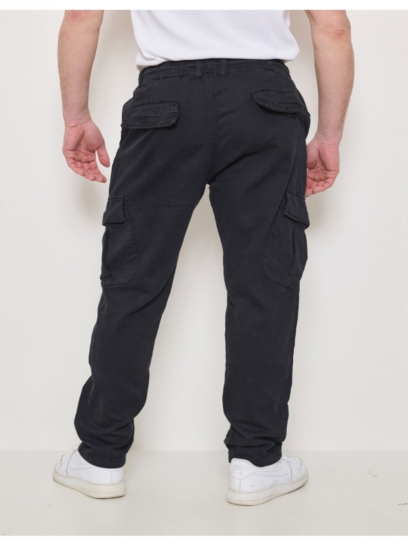 PANTALÓN CARGO Kebello Negro Negro - Kiabi