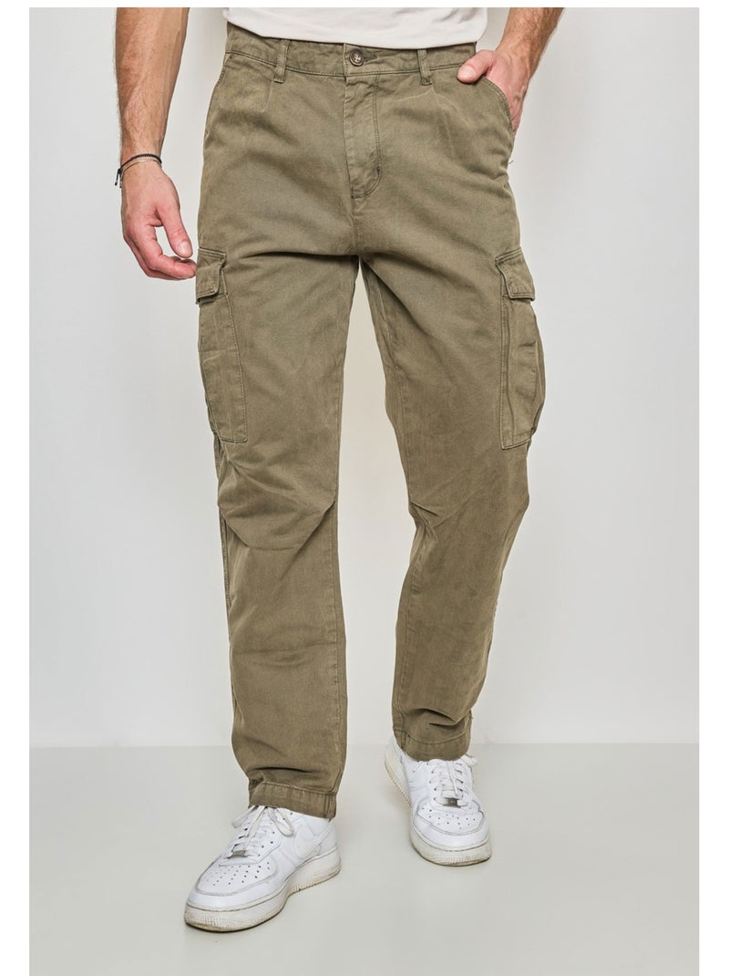 PANTALÓN CARGO Kebello Verde - Kiabi