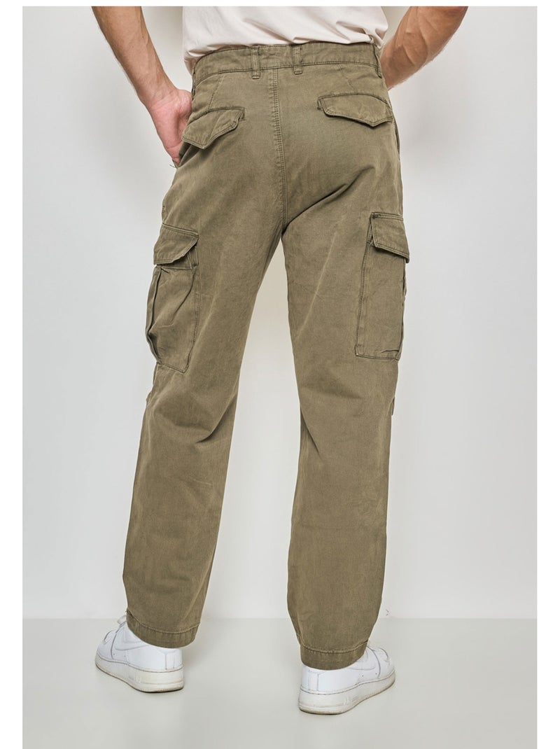 PANTALÓN CARGO Kebello Verde - Kiabi