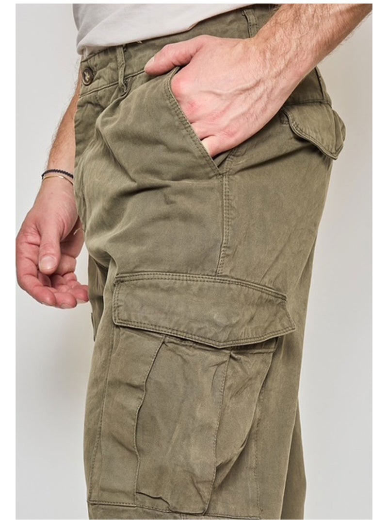 PANTALÓN CARGO Kebello Verde - Kiabi