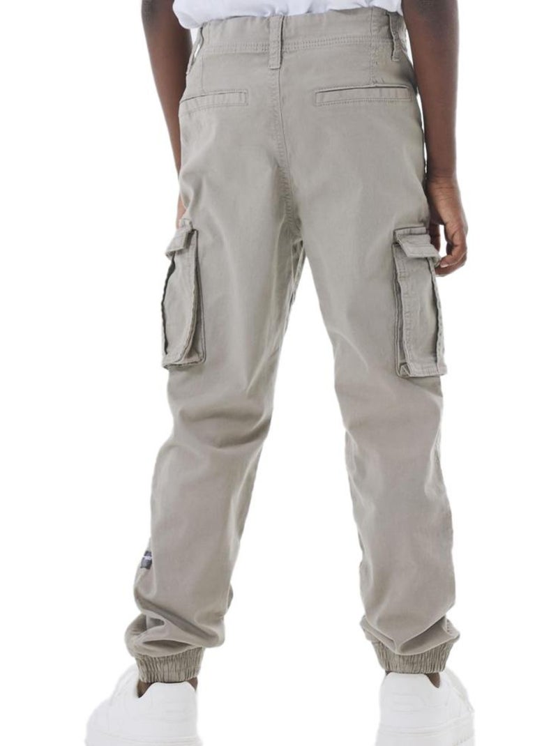 Pantalón Cargo para Niño Name It Gris plateado - Kiabi