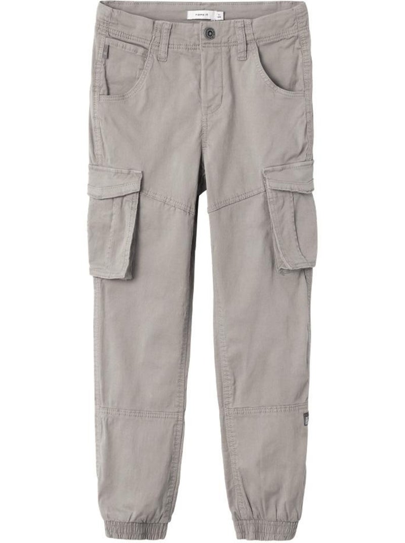 Pantalón Cargo para Niño Name It Gris plateado - Kiabi