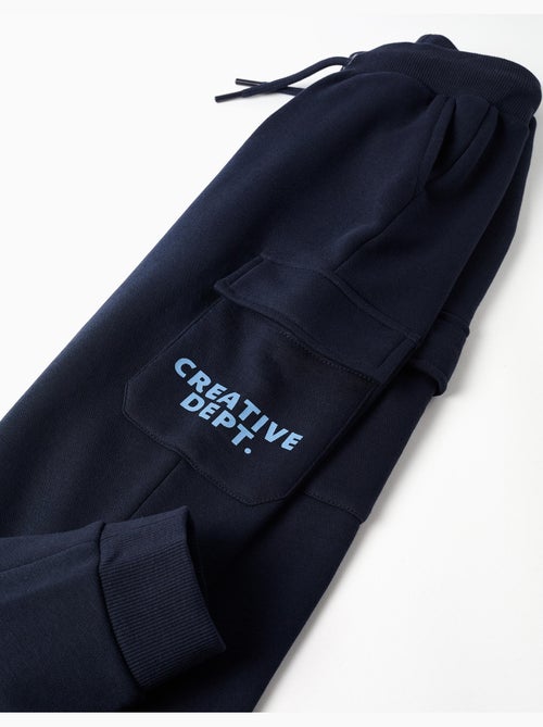 Pantalón cargo perchado con estampado Creative - Kiabi