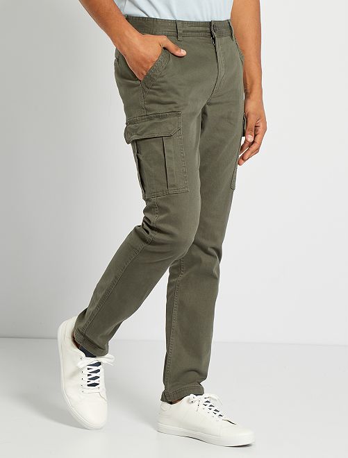 Pantalón cargo skinny - KAKI - Kiabi - 20.00€