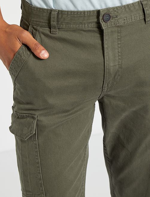 Pantalón cargo skinny - KAKI - Kiabi - 20.00€