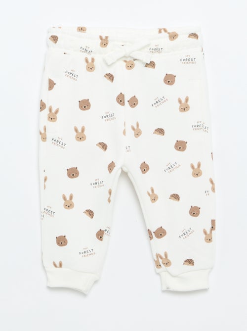 Pantalón chándal estampado - Kiabi