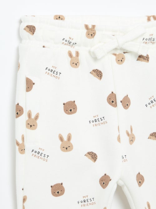 Pantalón chándal estampado - Kiabi