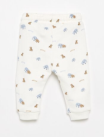 Pantalón chándal estampado