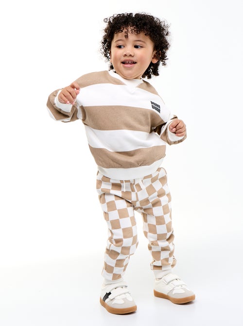 Pantalón chándal estampado - Kiabi