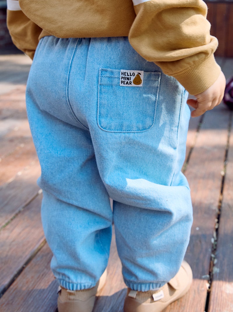 Pantalón Chándal Vaquero Azul - Kiabi
