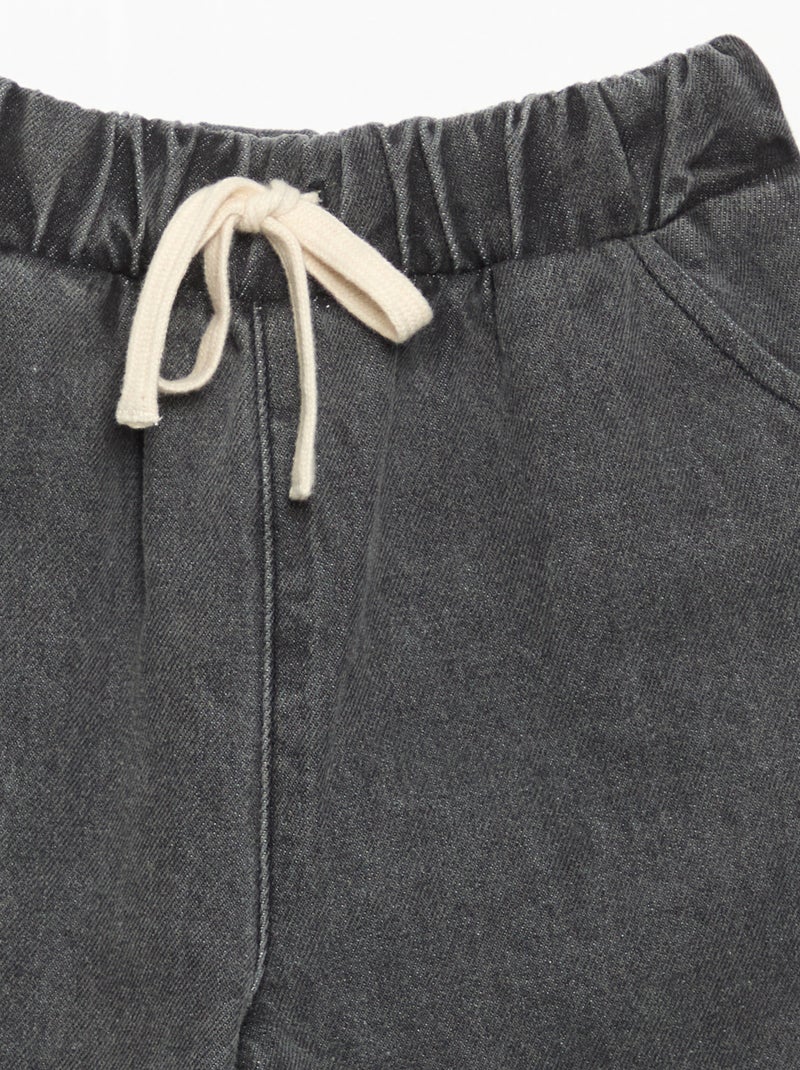 Pantalón Chándal Vaquero Gris - Kiabi