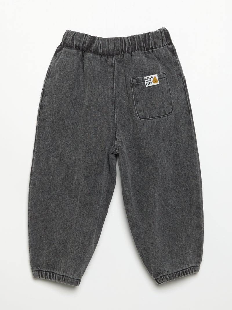 Pantalón Chándal Vaquero Gris - Kiabi