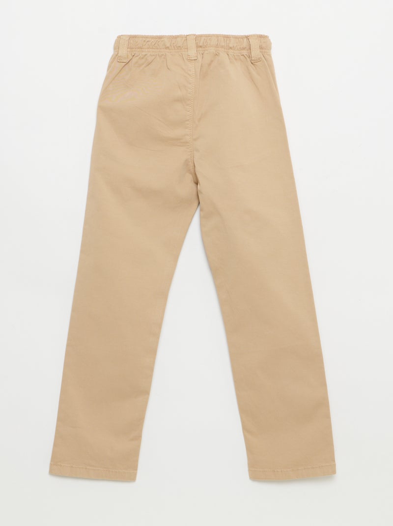 Pantalón chino - So Easy Beige - Kiabi