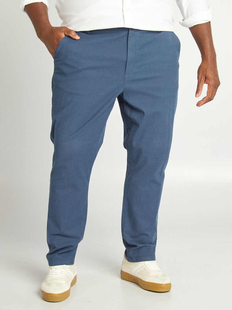 Pantalón chino AZUL - Kiabi
