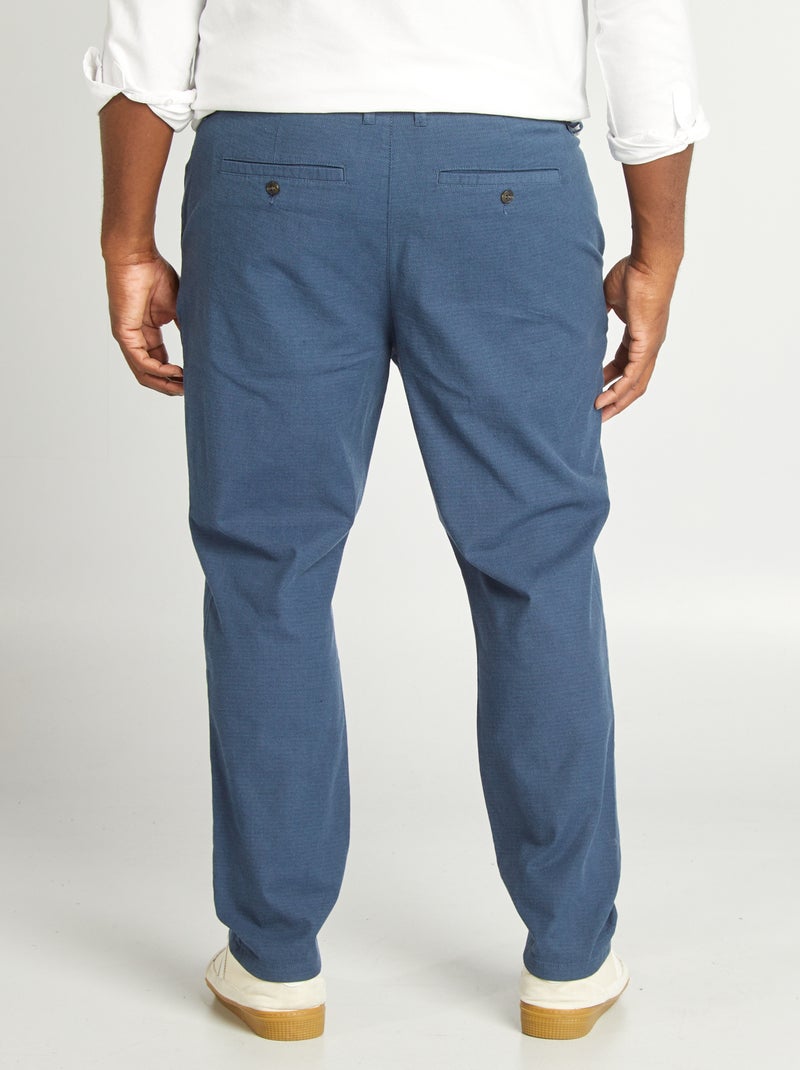 Pantalón chino AZUL - Kiabi