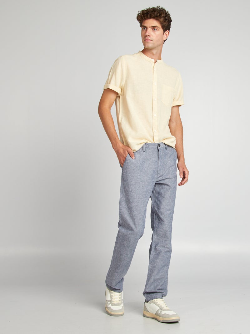 Pantalón chino AZUL - Kiabi