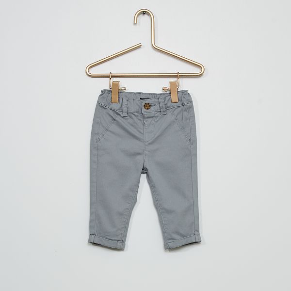 Pantalón chino bebé niño - AZUL - Kiabi - 7,00€
