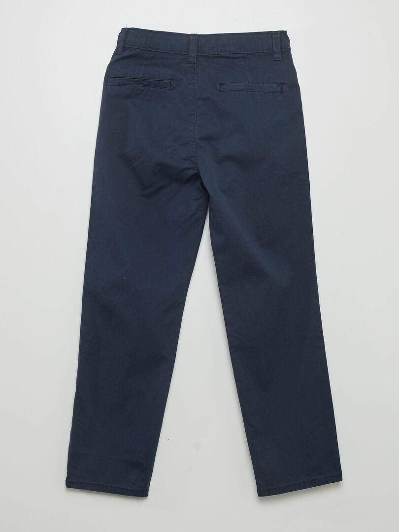 Pantalón chino azul - Kiabi