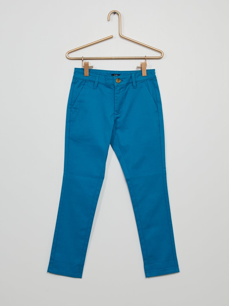 Pantalón chino AZUL - Kiabi