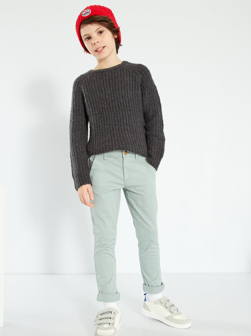 Pantalón chino azul - Kiabi
