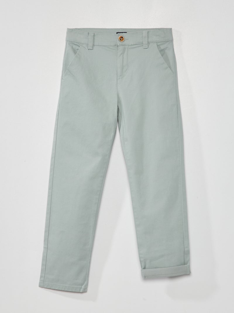 Pantalón chino AZUL - Kiabi