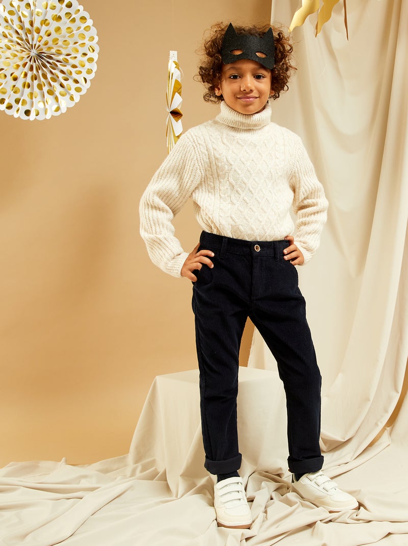 Pantalón chino AZUL - Kiabi