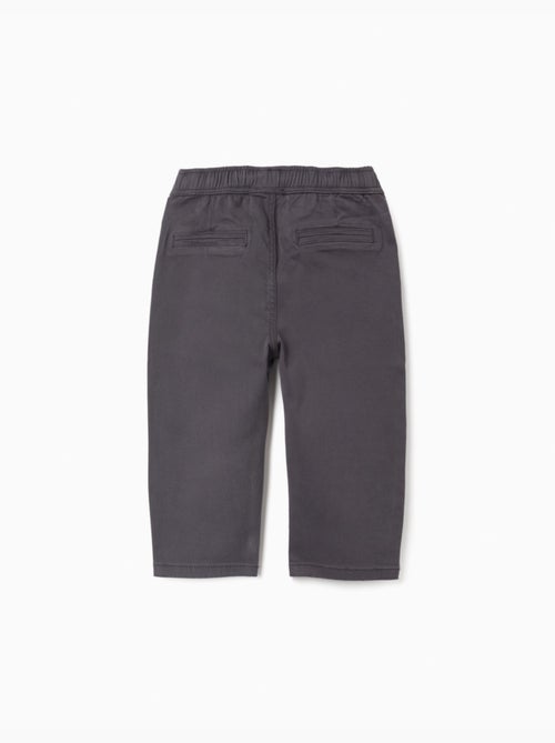 Pantalón chino baggy de sarga B&S - Kiabi