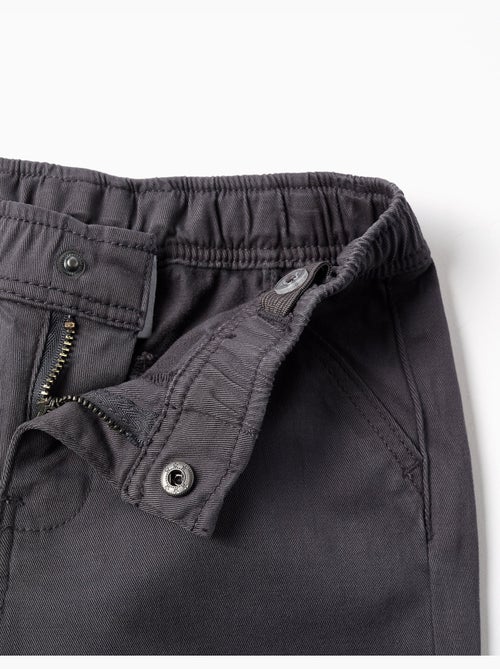 Pantalón chino baggy de sarga B&S - Kiabi