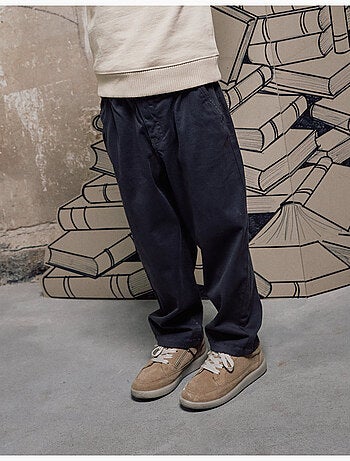 Pantalón chino baggy de sarga B&S