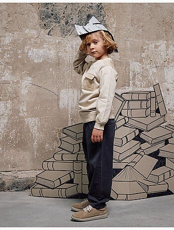 Pantalón chino baggy de sarga B&S