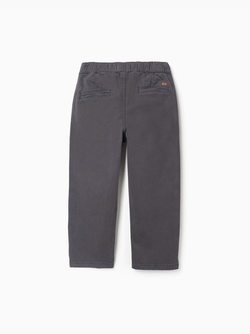 Pantalón chino baggy de sarga B&S - Kiabi