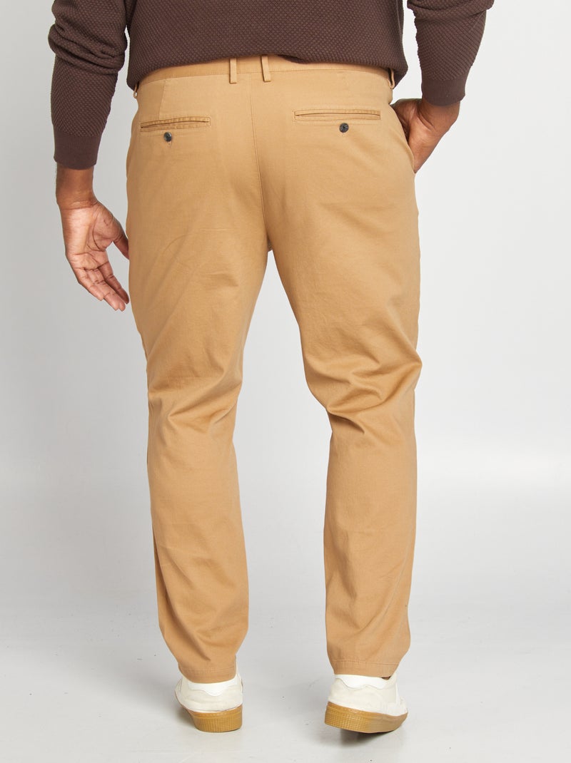 Pantalón chino BEIGE - Kiabi