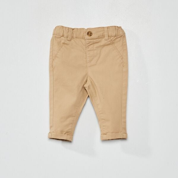 Pantalón beige y marrón de cuadros para bebé niño : comprar online -  Pantalones y vaqueros | SergentMajor