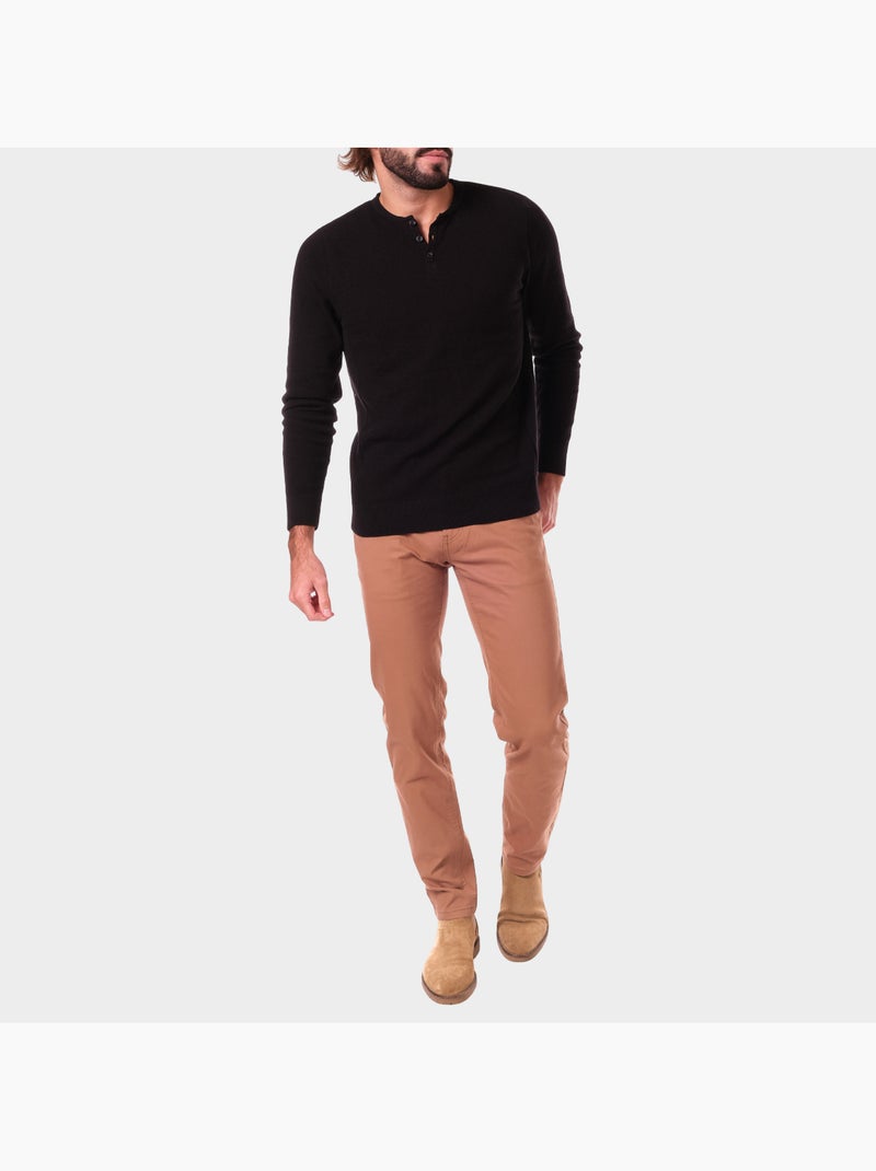 Pantalón chino Camel - Kiabi