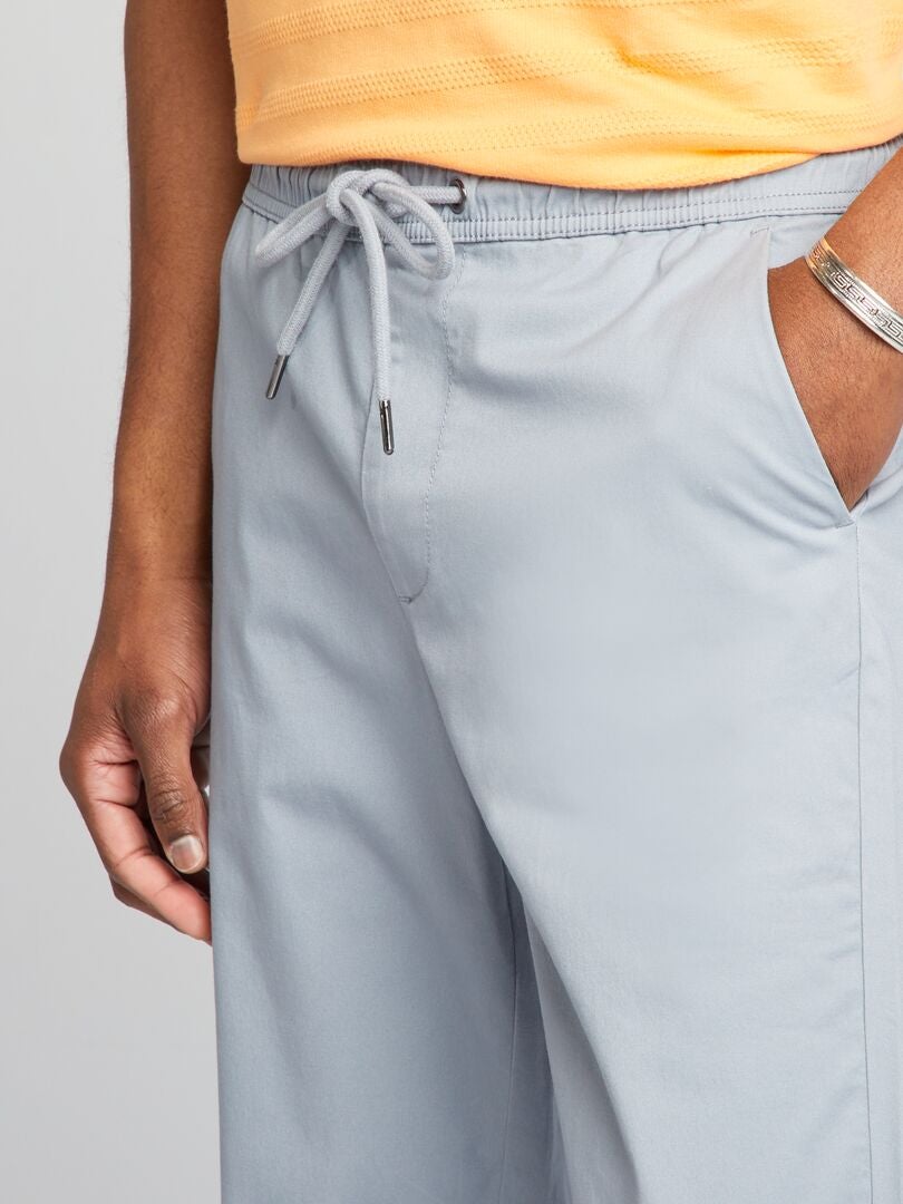Pantaloni Chino Da Donna Kendindza - Elasticizzati, Vita Alta, Made In Italy, Tessuto Elegante Per Lavoro E Tempo Libero - Foto 10